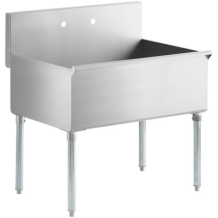 Bồn rửa công nghiệp 1 ngăn Regency 91 cm với chậu 91 x 61 x 33 cm