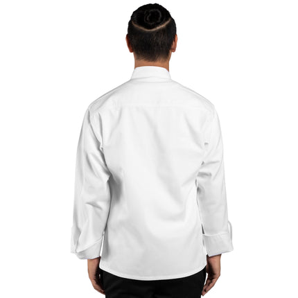 Áo bếp unisex tay dài màu trắng Uncommon Chef Sienna 0437 - Size 2XL