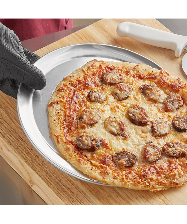 Khay nướng pizza nhôm vành rộng Choice Bulk 30,5 cm - Thùng 24 cái