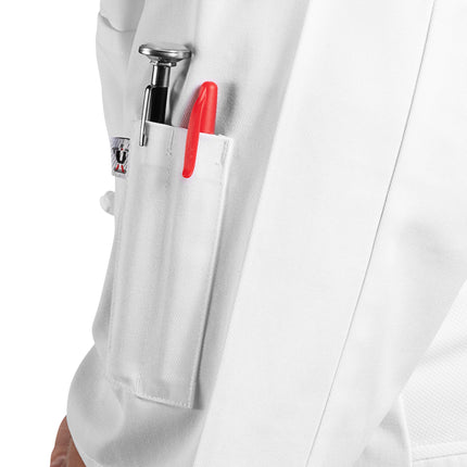 Áo bếp tay ngắn unisex có thể tùy chỉnh Uncommon Chef Antigua Pro Vent 0430 màu trắng lưng lưới - 2XL