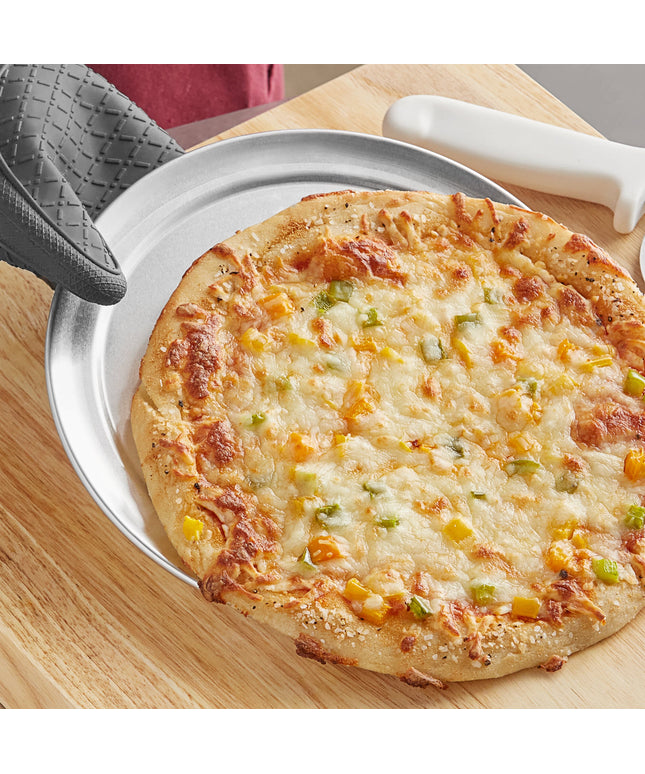 Khay pizza nhôm vành rộng Choice 25 cm - Thùng 24 cái