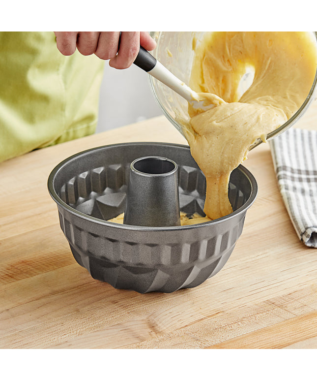 Khuôn bánh bundt ống rãnh thép carbon chống dính Choice dung tích 10 chén - 21 x 10 cm