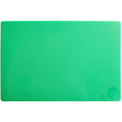 Thớt nhựa polyethylene xanh lá Choice 46 x 30 x 1,3 cm