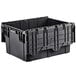 Hộp đựng / vận chuyển nồi hâm xếp chồng đen Choice 71 x 53 x 39 cm