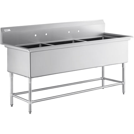Bồn rửa thương mại 3 ngăn Regency Spec Line 206 cm