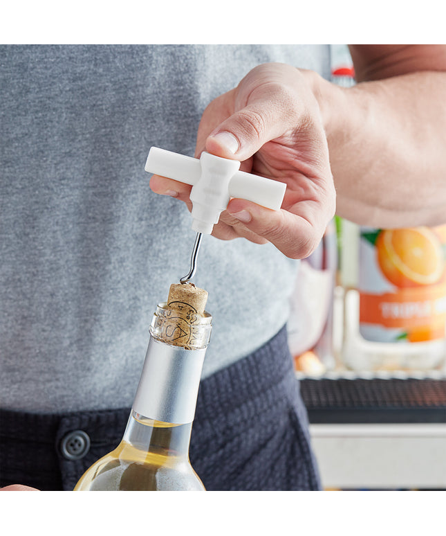 Dụng cụ khui rượu bỏ túi bằng nhựa Choice màu trắng