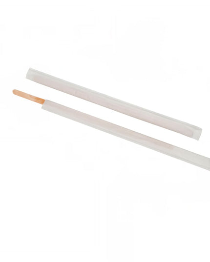 Que Khuấy Cà Phê Có Bọc Đầu Tròn AmerCareRoyal R825W Gỗ Bạch Dương 19 cm