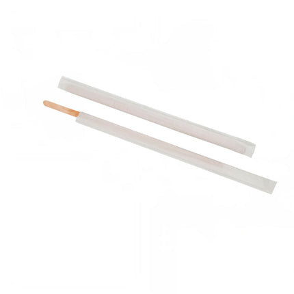 Que Khuấy Cà Phê Có Bọc Đầu Tròn AmerCareRoyal R825W Gỗ Bạch Dương 19 cm