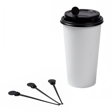 Que Khuấy Nút AmerCareRoyal STIRSTIX-BK 12 cm Nhựa Đen