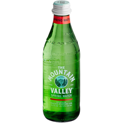 Nước suối Mountain Valley chai thủy tinh 333 ml - Thùng 24 chai
