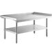 Chân kê thiết bị inox 14-gauge Regency Spec Line 76 x 122 cm có kệ dưới inox