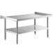 Chân kê thiết bị inox 14-gauge Regency Spec Line 76 x 122 cm có kệ dưới inox