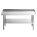 Chân kê thiết bị inox 14-gauge Regency Spec Line 76 x 122 cm có kệ dưới inox