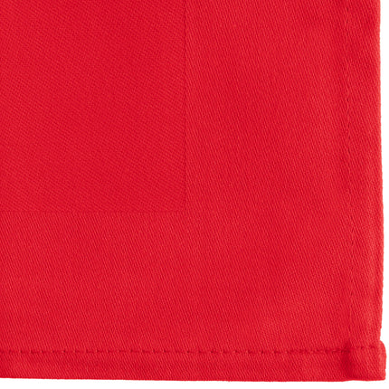 Khăn ăn đỏ bằng polyester 100% viền satin Oxford 51 cm x 51 cm - Gói 12 cái