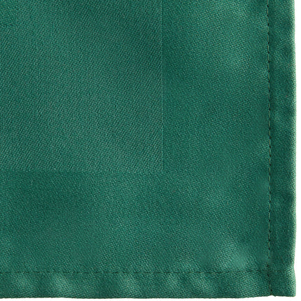 Khăn ăn xanh lá bằng polyester 100% viền satin Oxford 51 cm x 51 cm - Gói 12 cái