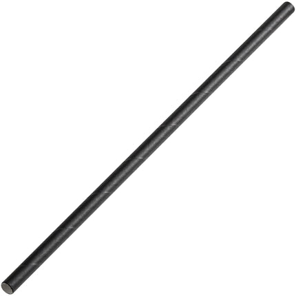 Ống hút giấy jumbo không bọc màu đen EcoChoice 20 cm - Gói 2.400 cái