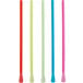 Ống hút muỗng Choice 20 cm super jumbo nhiều màu, không bọc - Thùng 10.000 cái