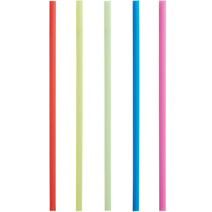 Ống hút soda jumbo neon không bọc Choice 19,7 cm - Thùng 10.000 cái