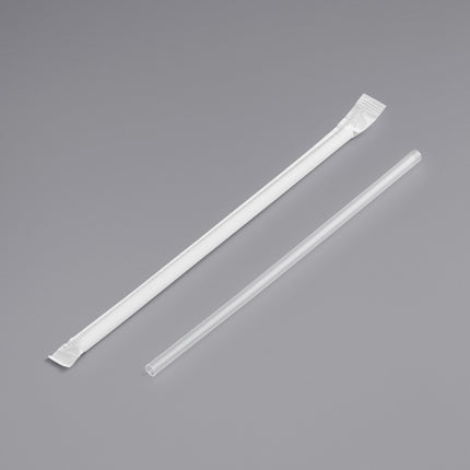 Ống hút jumbo trong suốt có bọc Choice 19,7 cm - Hộp 500 cái