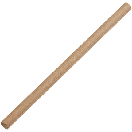 Ống hút giấy kraft cỡ đại không bọc EcoChoice 19,7 cm - Gói 400 cái