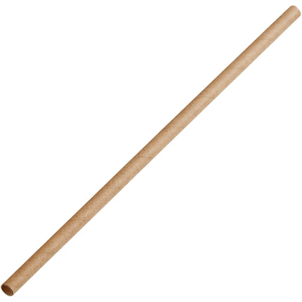 Ống hút giấy kraft EcoChoice 20 cm cỡ lớn không bọc - Gói 2.400 cái