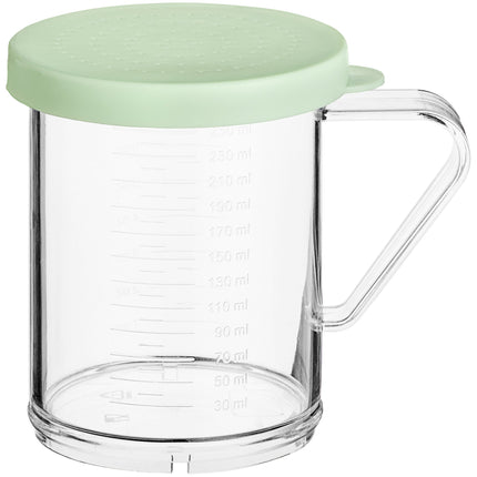 Lọ rắc gia vị nhựa polycarbonate nắp xanh cho bột mịn Choice 296 ml