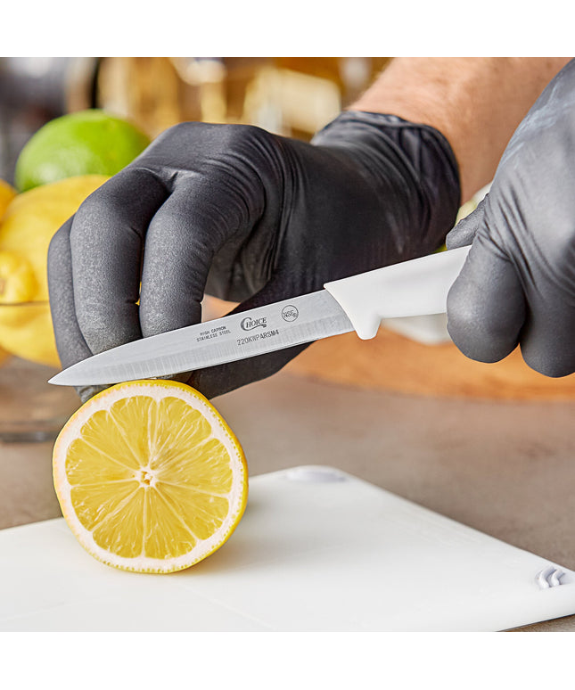 Dao gọt lưỡi trơn Choice 10,2 cm cán trắng