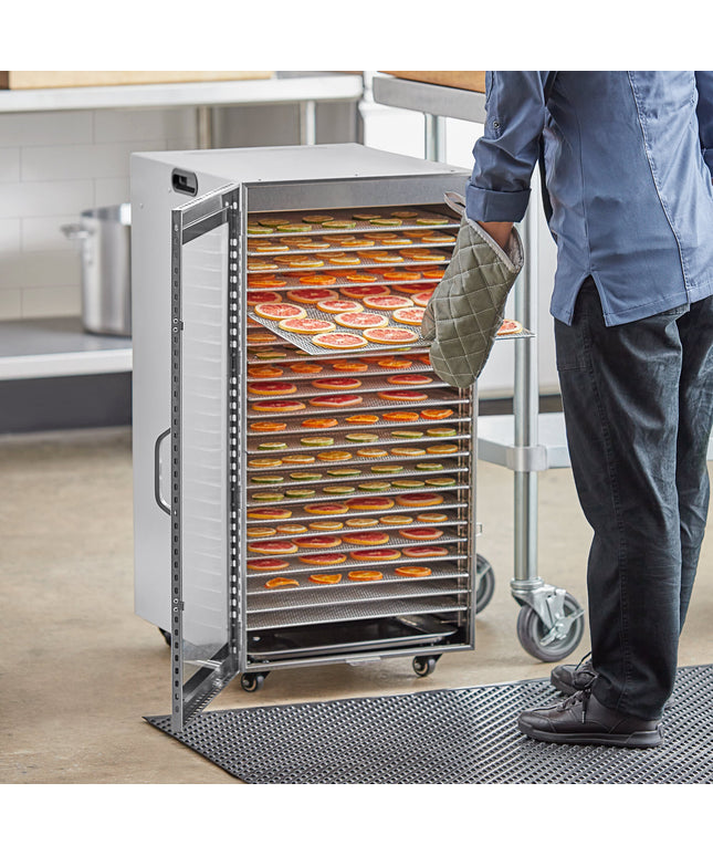 Thiết bị chế biến thịt Avantco 24 Tray inox Food Dehydrator cửa kính - 120V, 1600W
