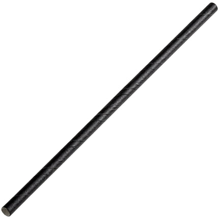 Ống hút giấy nhỏ EcoChoice 19 cm màu đen không bọc - Thùng 2.500 cái