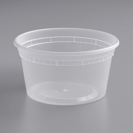 Choice Hộp Đựng Deli Nhựa Trong Mờ Siêu Bền Dùng Được Lò Vi Sóng 12 oz 480 Cái/Thùng