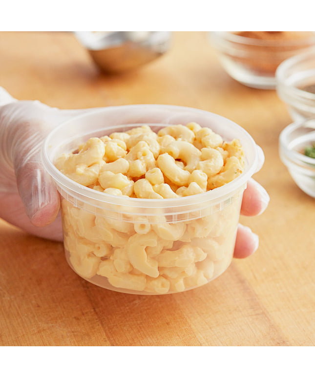 Choice Hộp Đựng Deli Nhựa Trong Mờ Siêu Bền Dùng Được Lò Vi Sóng 12 oz 480 Cái/Thùng