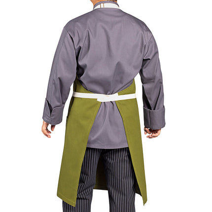 Tạp dề yếm canvas cotton màu xanh lá Uncommon Chef 3115 86,4 x 91,4 cm