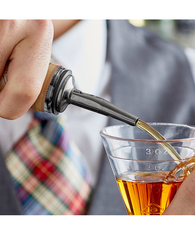 Vòi rót rượu Acopa màu đen đầu vòi thuôn - Gói 12 cái