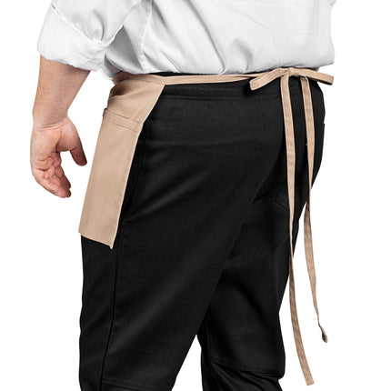 Tạp dề thắt lưng poly-cotton màu be Uncommon Chef 3067 27,9 x 58,4 cm