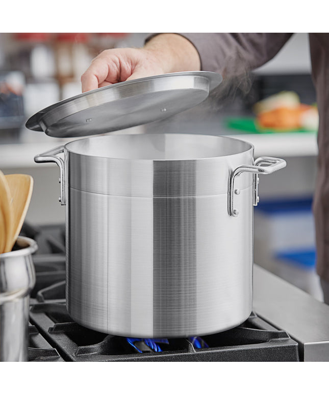 Nồi nấu nước dùng bằng nhôm tiêu chuẩn Choice 12 qt kèm nắp