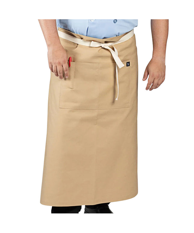 Tạp dề bistro canvas cotton màu be Uncommon Chef 3119 83,8 x 78,7 cm