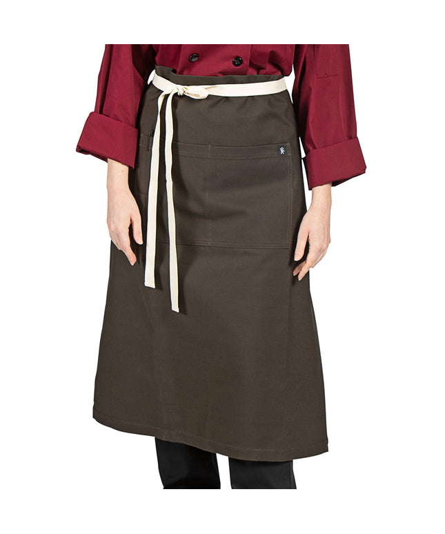 Tạp dề bistro canvas cotton màu nâu Uncommon Chef 3119 83,8 x 78,7 cm