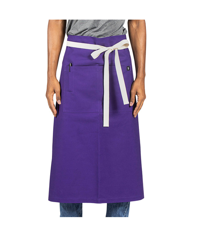 Tạp dề bistro canvas cotton màu tím Uncommon Chef 3119 83,8 x 78,7 cm