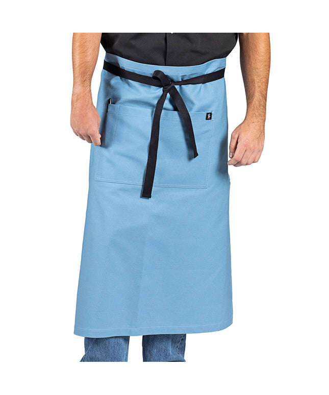 Tạp dề bistro canvas cotton màu xanh dương Uncommon Chef 3120 83,8 x 78,7 cm