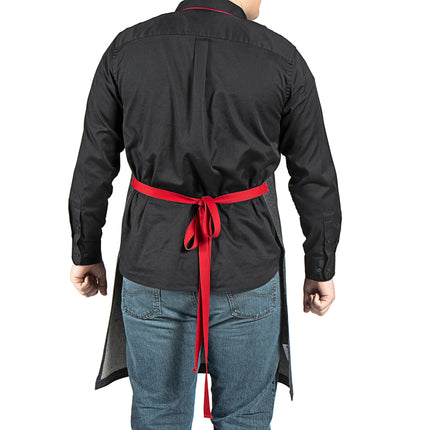 Tạp dề yếm denim cotton màu xanh dương Uncommon Chef 3121 86,4 x 78,7 cm