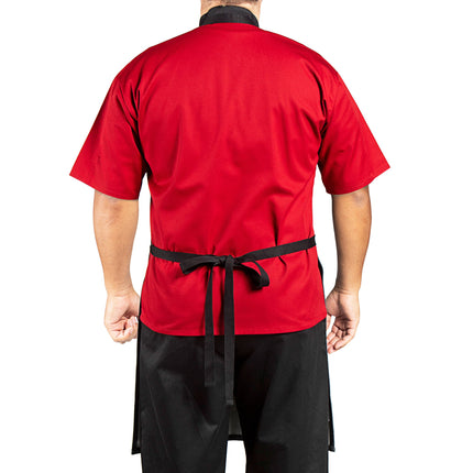 Tạp dề yếm denim cotton màu xám Uncommon Chef 3128 86,4 x 58,4 cm