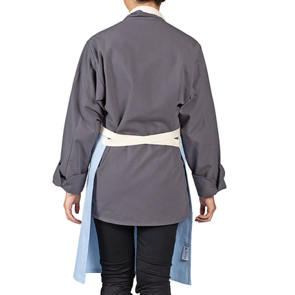 Tạp dề yếm poly-cotton màu xanh dương Uncommon Chef 3127 86,4 x 58,4 cm