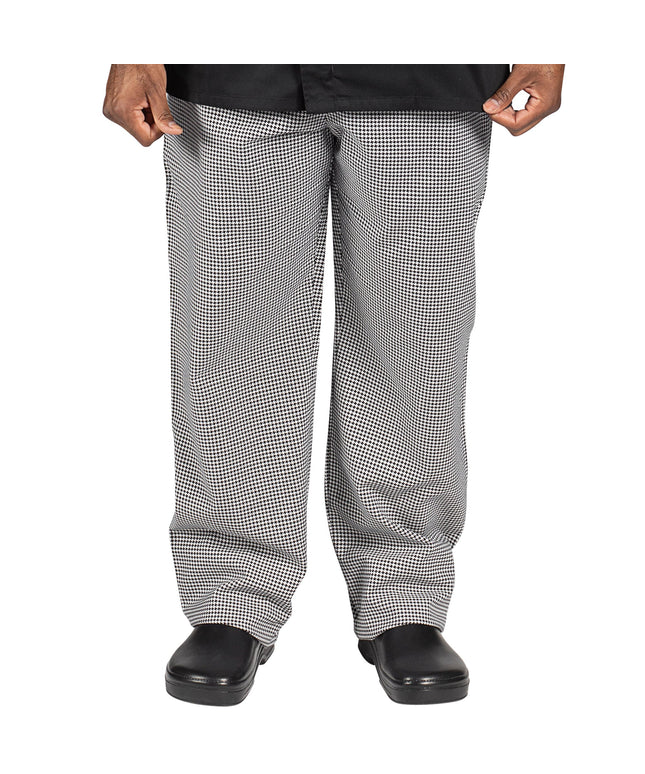 Quần đầu bếp cao cấp họa tiết răng chó Uncommon Chef 4020 unisex có thể tùy chỉnh - Size 2XL