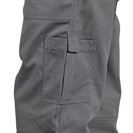 Quần bếp Uncommon Chef 4102 unisex Slate xám tùy chỉnh Grunge Cargo quần bếp - L
