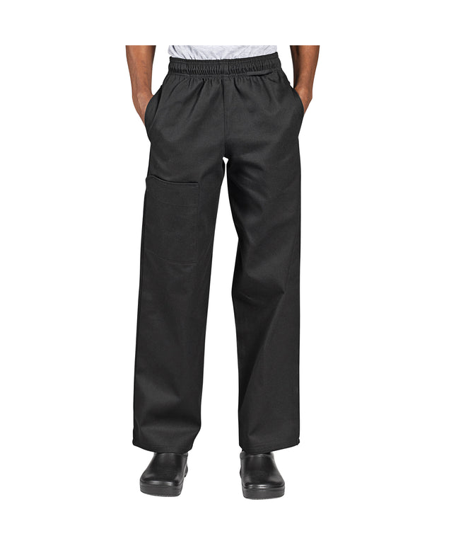 Quần bếp Uncommon Chef 4100 unisex đen tùy chỉnh Uncommon Cargo - M