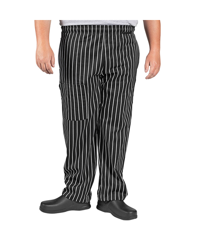 Quần bếp cargo unisex có thể tùy chỉnh Uncommon Chef 4100 sọc phấn - M