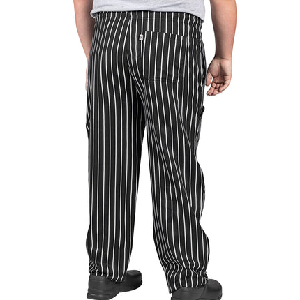 Quần bếp cargo unisex có thể tùy chỉnh Uncommon Chef 4100 sọc phấn - M