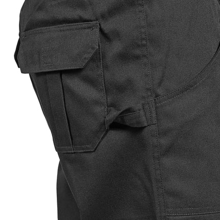 Quần đầu bếp unisex twill poly-cotton màu đen Uncommon Chef 4102 size M
