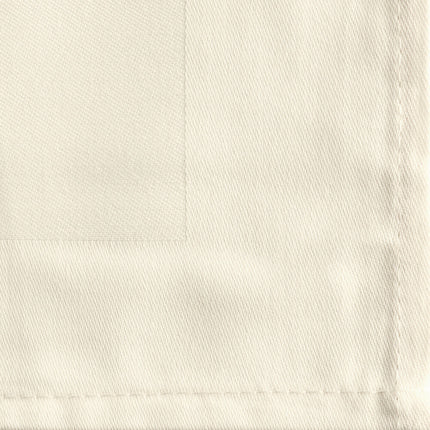 Khăn ăn trắng ngà bằng polyester 100% viền satin Oxford 51 cm x 51 cm - Thùng 300 cái