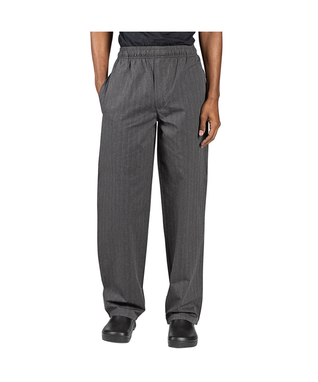 Quần bếp vải twill Uncommon Chef 4003 dệt nhuộm sợi - Cỡ 2XL